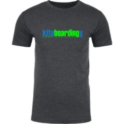 Kiteboarding.com Bumper Style T-Shirt - Charcoal Discounts Apply !