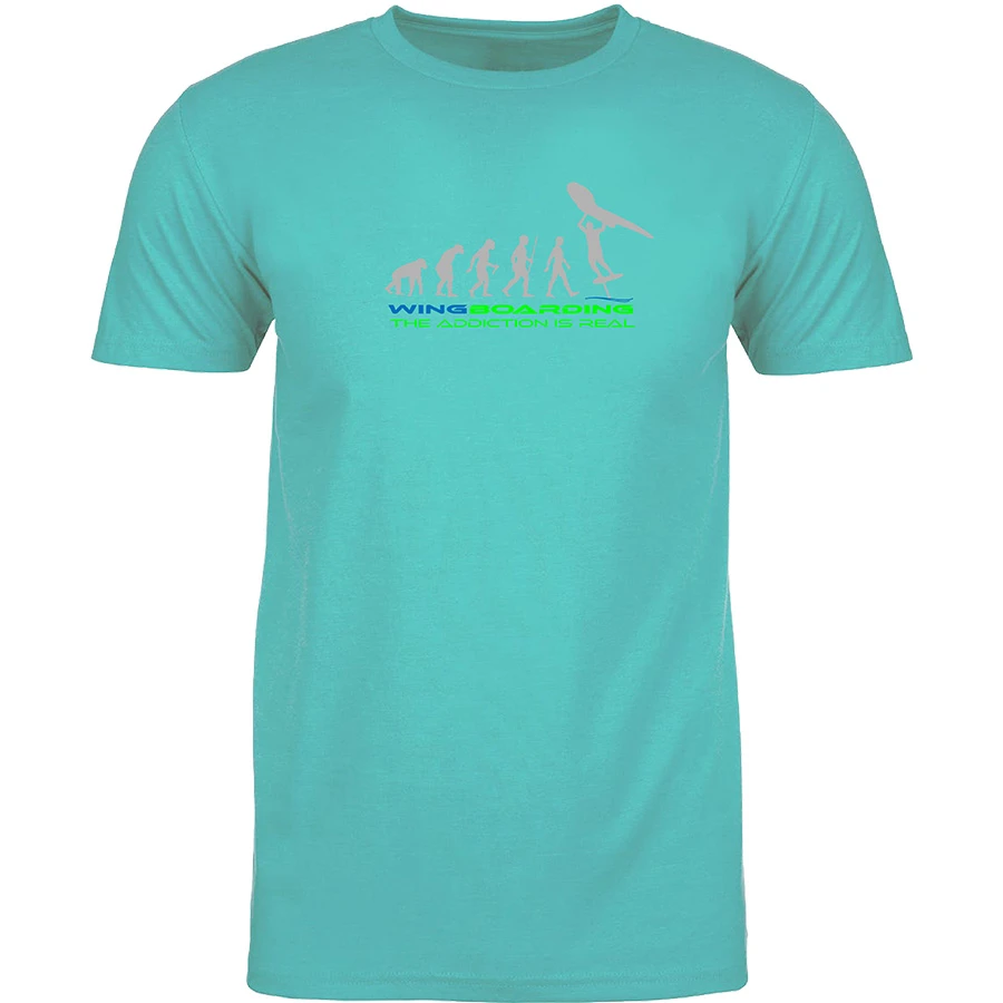 Wingboarding Evolution T-Shirt - Bondi Blue Discounts Apply ! 1 Wingboarding Evolution T-Shirt - Bondi Blue Discounts Apply !