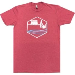 Kiter Badge - Kiteboarding T-Shirt - Red - 25% Off Discounts Apply !