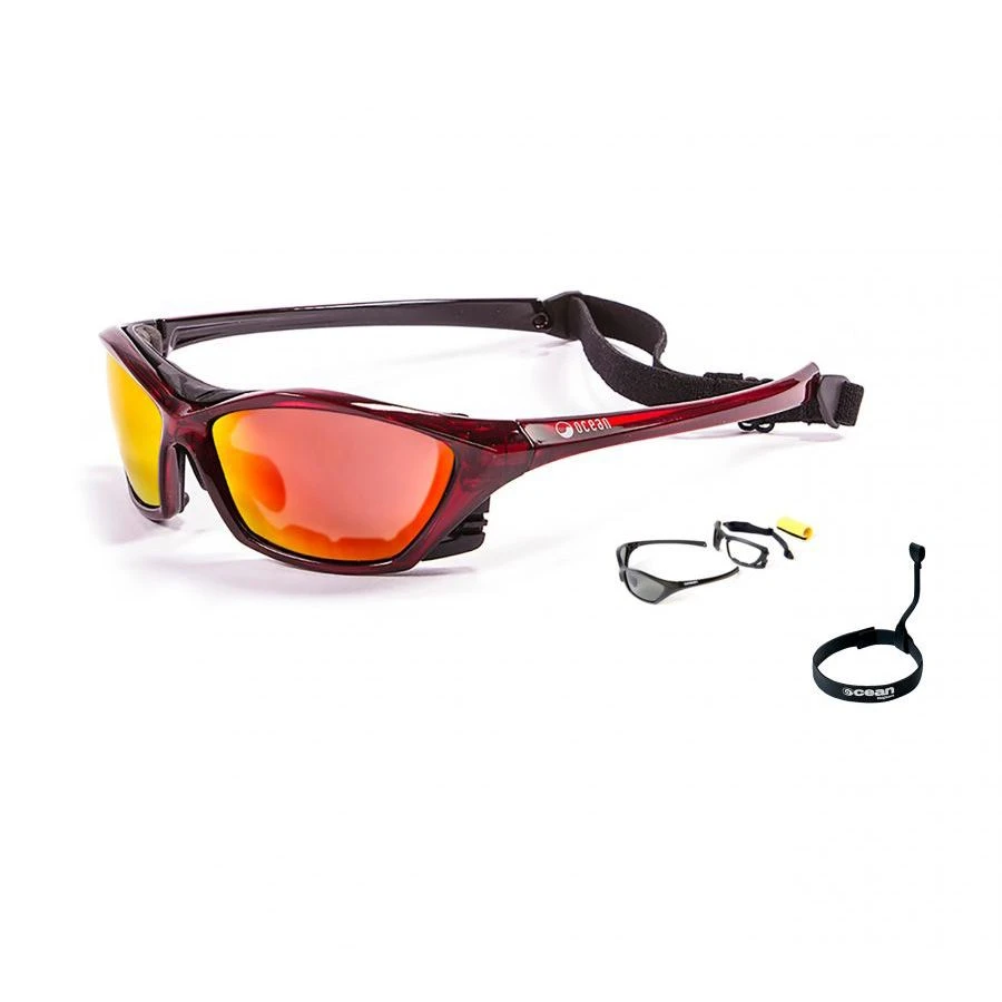Ocean Lake Garda Kiteboarding Water Shades - Red Transparent W/Red Revo Lens Discounts Apply ! 2 Ocean Lake Garda Kiteboarding Water Shades - Red Transparent W/Red Revo Lens Discounts Apply ! - Image 2
