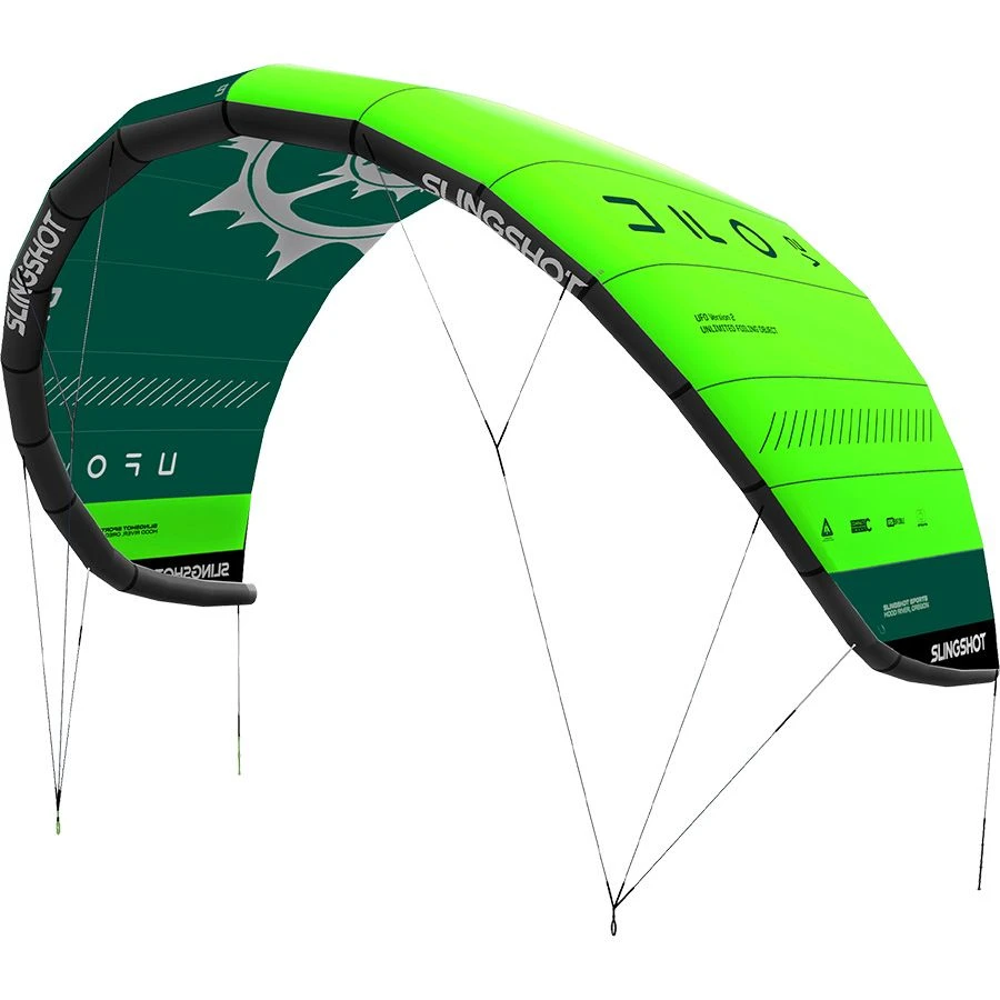 Slingshot UFO V2 Limited Edition Green Zero Strut Foil Kite - 30% Off Discounts Apply ! 1 Slingshot UFO V2 Limited Edition Green Zero Strut Foil Kite - 30% Off Discounts Apply !
