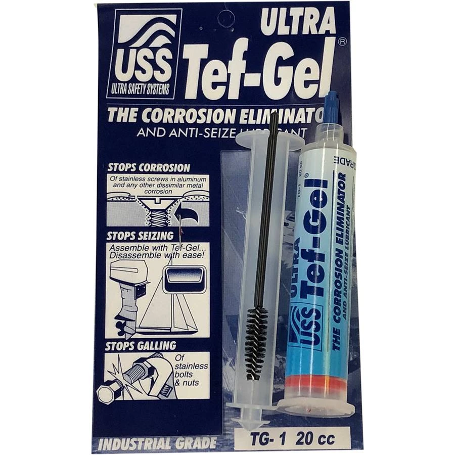 Tef-Gel Corrosion Eliminator And Anti-Seize Lubricant - 20cc Discounts Apply ! 1 Tef-Gel Corrosion Eliminator And Anti-Seize Lubricant - 20cc Discounts Apply !